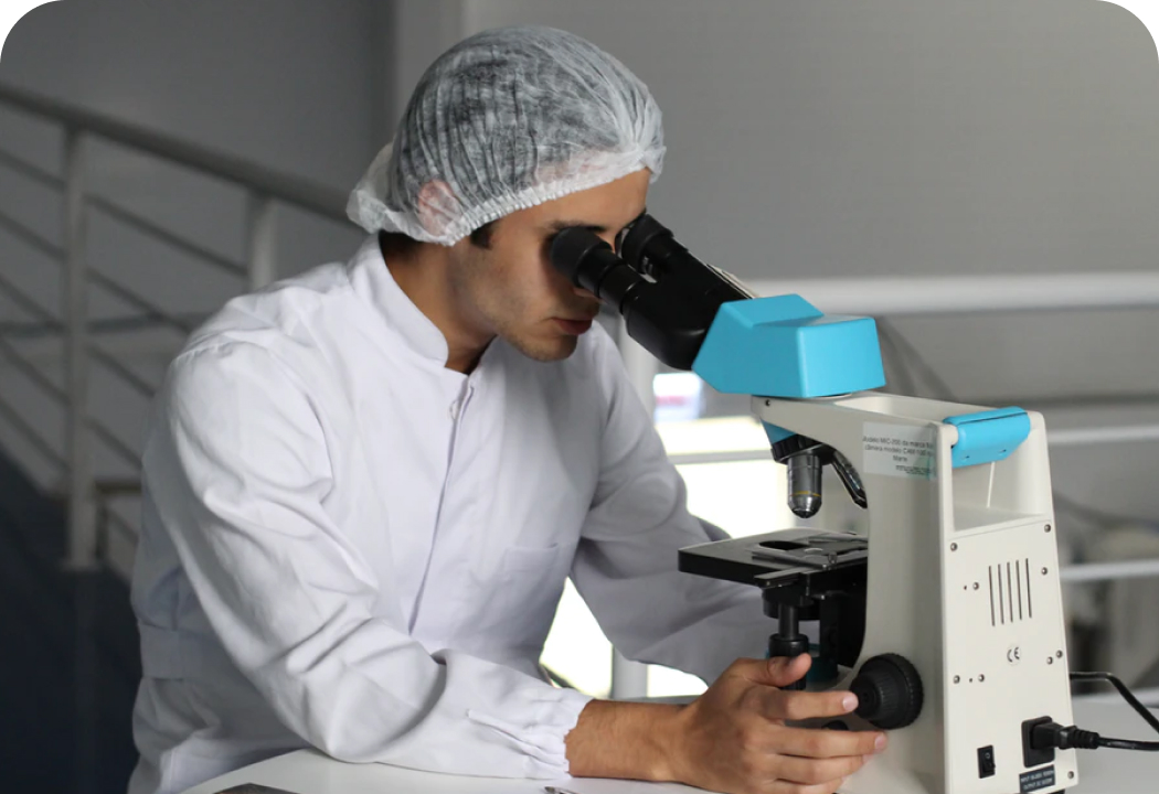 Woman with herbal medicine